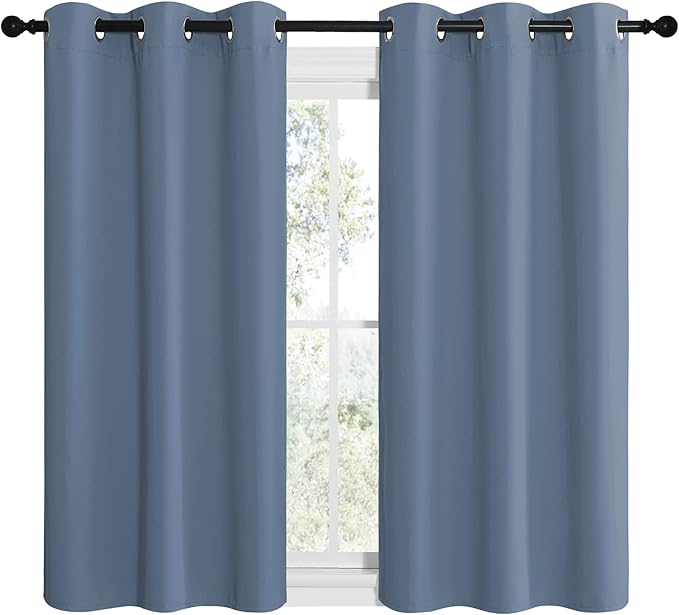 NICETOWN Home Fashion Thermal Insulated Solid Grommet Blackout Window Treatment - Image 2