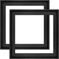 Floating Canvas Frame for 8x8 Inch Painting 0.6-0.8" Deep,Black