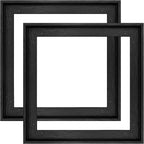 Floating Canvas Frame for 8x8 Inch Painting 0.6-0.8" Deep,Black