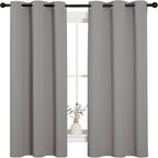 NICETOWN Blackout Curtains 63 inches Long, Thermal Insulated Solid Grommet Top - Image 2