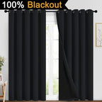 Yakamok 84 Inch Length 100% Blackout Curtains - Image 2