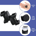 Yookeer 15 Pcs Magnetic Zip Tie Mount Cable Clips Black, 22 mm
