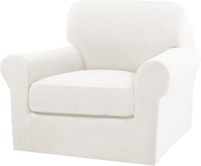 Turquoize 2 Piece Chair Covers Armchair Slipcovers by Turquoize
