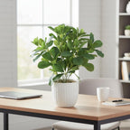 Artificial Potted Plant Leaves 16.9"
