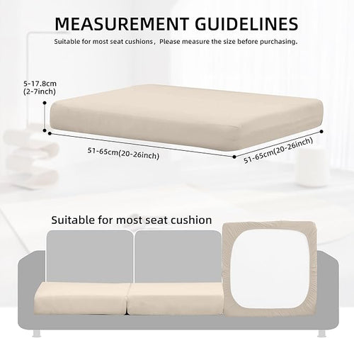 14Pcs Outdoor Cushion Covers, Patio Cushion Covers, Stretch Elastic Slipcovers - Image 2