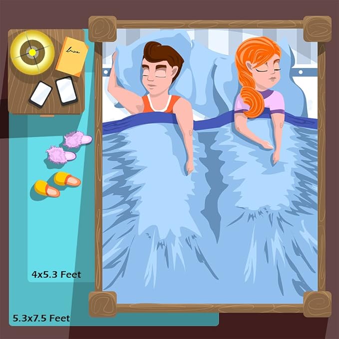 Amearea Premium Soft Area Rug 4x5.3 Feet, Fluffy Carpet - Image 8