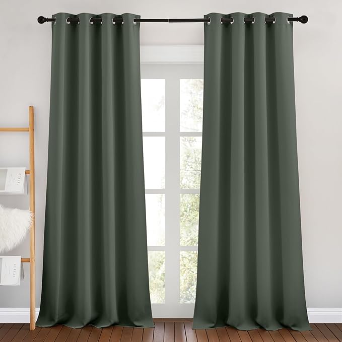 NICETOWN Blackout 90 inches Long Curtains by NICETOWN