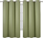 LEMOMO Blackout Curtains 42 x 63 inch/Sage Green Curtains Set of 2 - Image 2