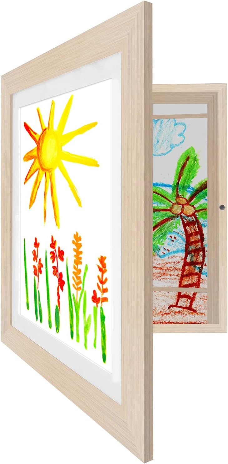 Americanflat 8.5x11 Changeable Kids Art Frame - Driftwood