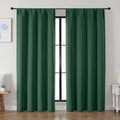 Simplebrand Ava Ever Green Blackout Curtains by Simplebrand