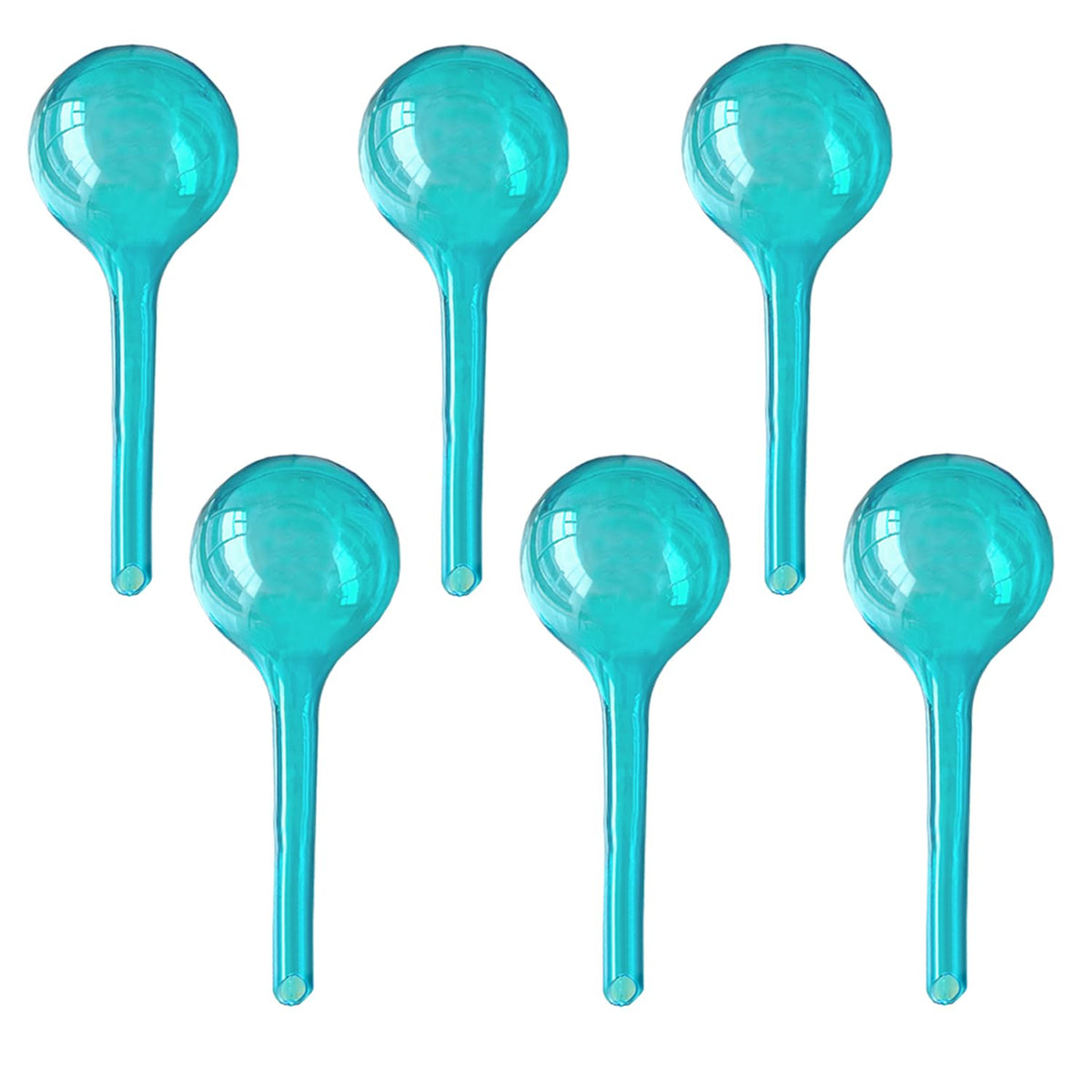 Plant Self Watering Globes, Large 12pcs Flower Automatic Watering Bulbs, Plastic Plant Flower Self Watering Devices, Garden Self Watering Planter Insert for Daily Vocation Watering, Forgetful Gardener