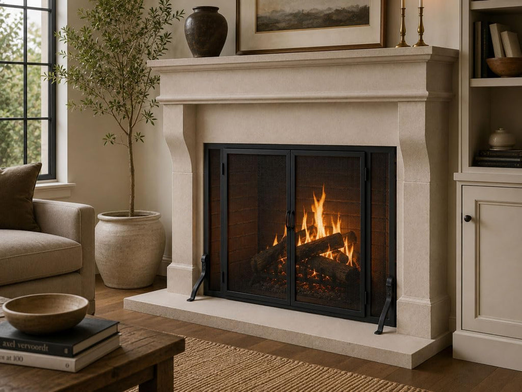 Pilgrim Home and Hearth FGND 18467 Full Height Door Fireplace Screen