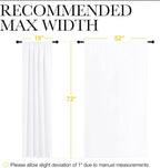 NICETOWN 50% Light Blocking Kitchen Curtains - Image 7
