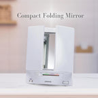 JERDON Lighted Makeup Mirror with 5X Magnification - White - JGL9W