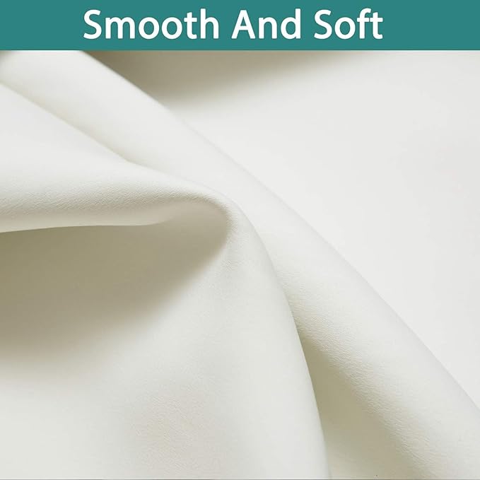 Yakamok 100% Blackout Curtains 96 Inches Long, 2 Thick Layers Heat and Full - Image 7