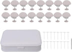 Bed Sheet Fasteners, Duvet Cover Clips Plastic Mushroom Head Design Easy to Use Cotton Surface 16 Pack for Firm Mattresses (Gray)