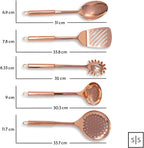 Styled Settings Copper Kitchen Utensils Set, 5-Piece