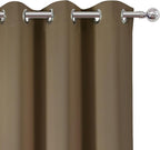 LEMOMO Brown Thermal Blackout Curtains/42 x 84 Inch/Set of 2 Panels Room - Image 6