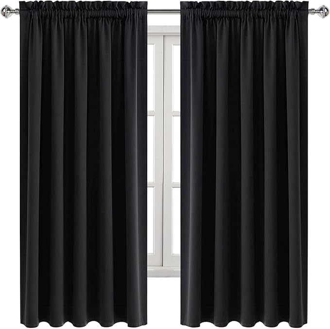 DWCN Blackout Curtains for Bedroom – Rod Pocket Thermal Insulated Noise - Image 8