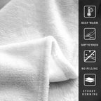 Building Blocks Thermal Insulated Flannel Fleece Throw Blanket - Toy Geometric Rectangle All Season Fuzzy for Bed Sofa Couch - Modern Style Bedroom Decor Plush Baby 30"x40"