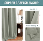H.VERSAILTEX Sage Green Curtains/Drapes Blackout - Image 3