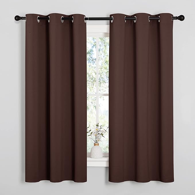 NICETOWN Nursery Essential Thermal Insulated Solid Grommet Top Blackout Curtains by NICETOWN