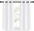 NICETOWN White Short Window Curtains 40 inch Long - Image 2