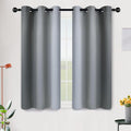 SimpleHome Ombre Room Darkening Curtains 45 inches Length by SimpleHome