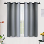 SimpleHome Ombre Room Darkening Curtains 45 inches Length by SimpleHome