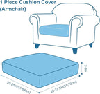 Smiry Printed Couch Cushion Covers, Stretch Soft Couch Covers - Image 6