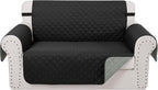 Reversible Loveseat Sofa Covers Couch Cover Furniture Protector by LuxshareHome