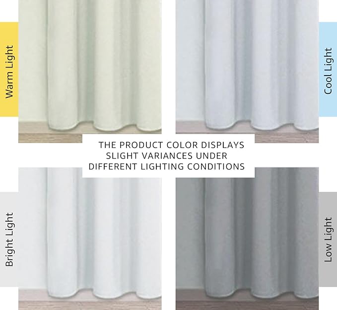 NICETOWN Easy Care Solid Thermal Insulated Grommet Room Darkening - Image 3