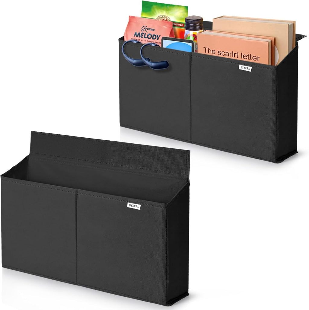 Desk Side Storage Organizer, Minimalist Side Storage Bag for Office Supplies, Gaming Headset, Office Side Storage Bag for Makeup Desk, Computer Workstation, Grey