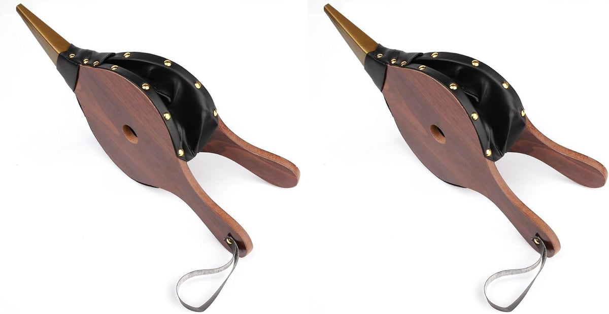 1PCS Brown Wood Fireplace Bellows 15" x 6.5"