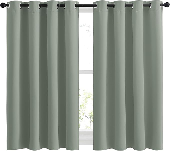 NICETOWN Blackout Sage Green Curtains by NICETOWN