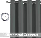 Yakamok Blackout Curtains Room Darkening Thermal Insulated Window Panels - Image 3