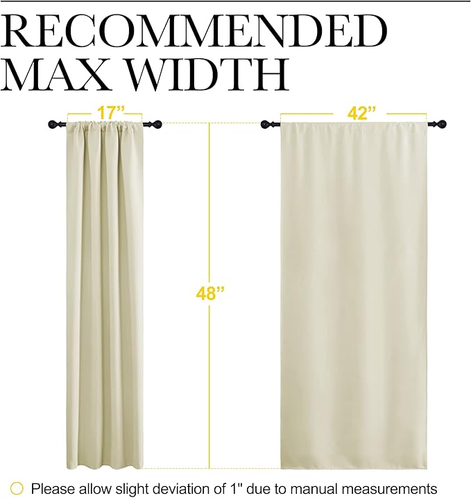 NICETOWN Blackout Curtains for Bedroom, Home Decorations Thermal Insulated - Image 7