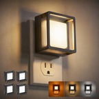 DORESshop LED Night Light,Night Lights Plug Into Wall [2 Pack],3CCT
