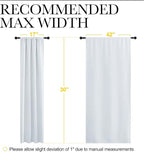 NICETOWN Greyish White Window Curtain Panels, RV Bunk Curtains, Thermal - Image 7