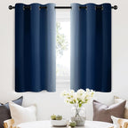 SimpleHome Ombre Room Darkening Curtains 36 inches Length by SimpleHome