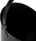 Mind Reader Fireplace Ash Bucket, 6L (1.5 gal) Capacity, Wood Stove, Fireplace Accessories, Metal, 9"L x 9"W x 10.5"H, Black