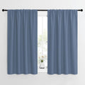 NICETOWN Kitchen Curtains, Short Blackout Curtains & Drapes, Small Window Rod by NICETOWN