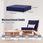 8Pcs Stretch Patio Cushion Covers, Outdoor Couch & Sofa Replacement Slipcovers - Image 2