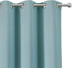 LEMOMO Stone Blue Thermal Blackout Curtains/38 x 63 Inch/Set of 2 Panels Room - Image 6
