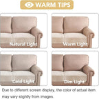 H.VERSAILTEX Velvet Stretch Couch Cushion Cover Plush Cushion Slipcover - Image 6