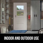 GORILLA GRIP 100% Waterproof All-Season WeatherMAX Doormat, US Designed Natural - Image 9