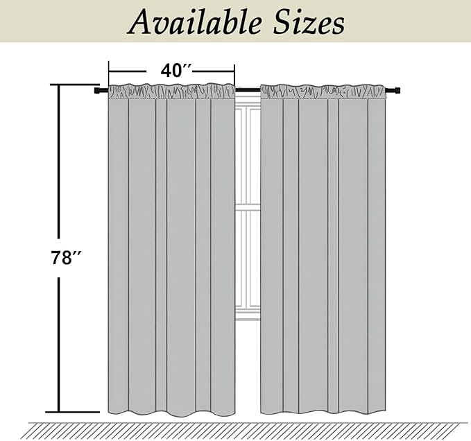 Simplebrand Ava Sage Green Blackout Curtains - Image 9