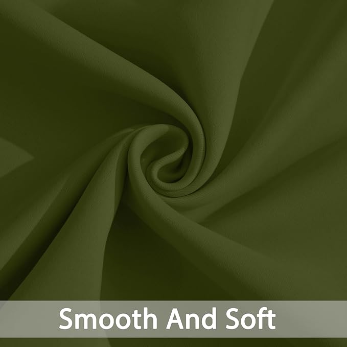 Yakamok Olive Green Blackout Curtains - Image 5