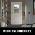 GORILLA GRIP 100% Waterproof All-Season WeatherMAX Doormat, US Designed Natural - Image 10