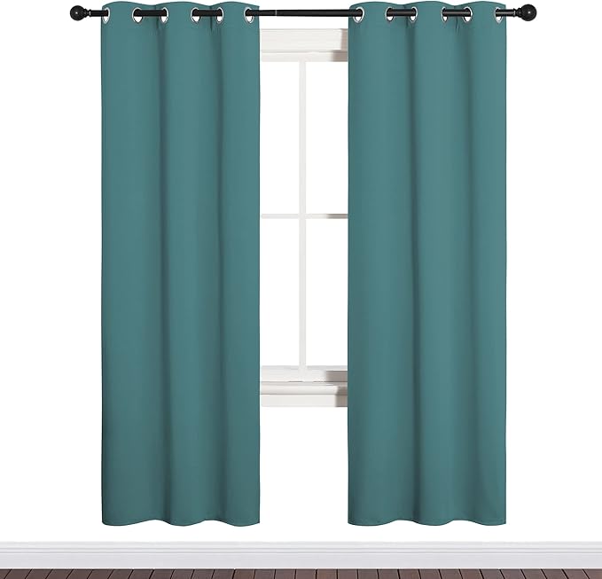 NICETOWN Bedroom Curtain Panels Blackout Draperies, Thermal Insulated Solid - Image 2